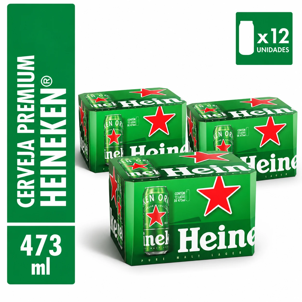 Cerveja Heineken Lata 473 ml