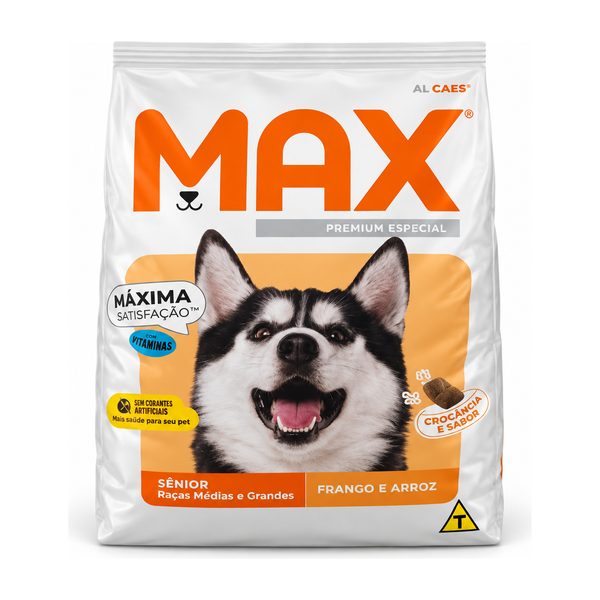 Al Caes Max 3kg Senior Medio Grande Frango E Arroz