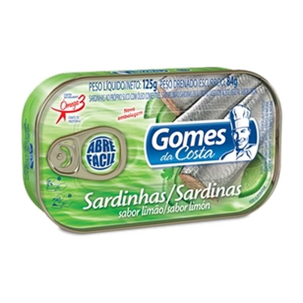 Sardinhas sabor limão