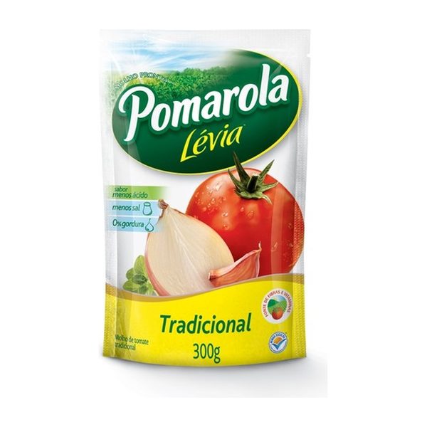 Molho De Tomate Tradicional Pomarola Sachê 300g