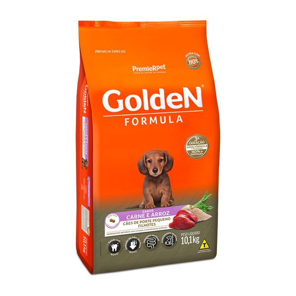 Golden filhote frango e arroz