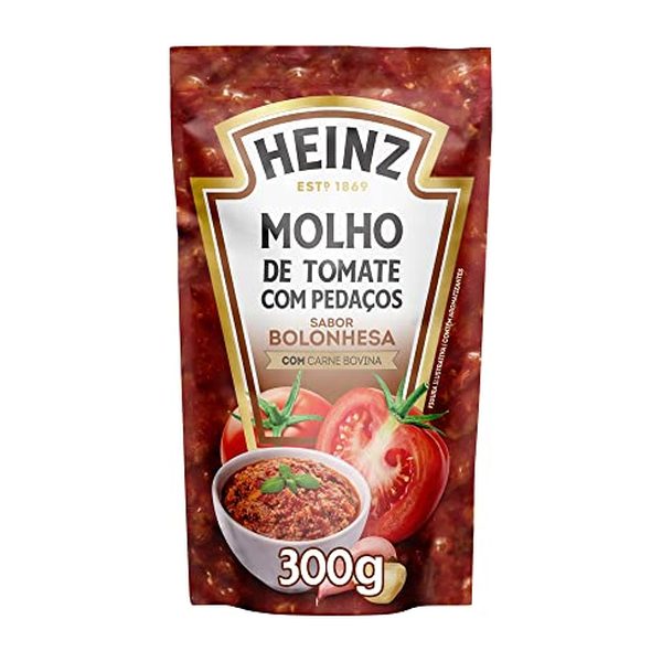 Molho De Tomate Bolonhesa Heinz Sachê 340g