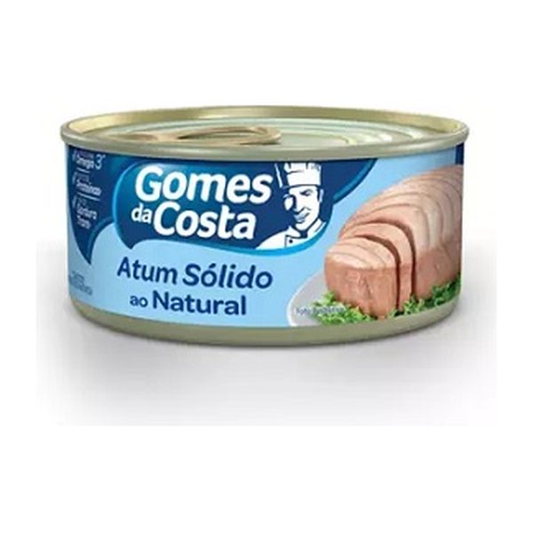Atum Sólido Ao Natural Gomes Da Costa Lata 120g