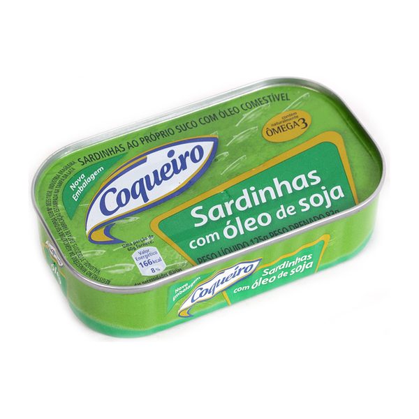 Sardinhas com óleo