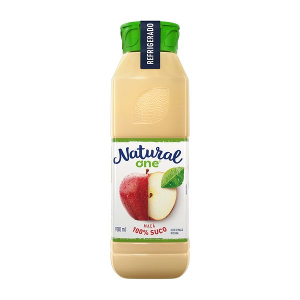 Suco Integral Maçã Natural One Refrigerado Garrafa 900ml