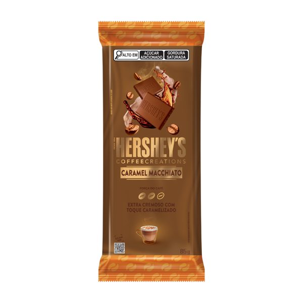 Chocolate Com Pedaços De Café Caramel Macchiato Hersheys Coffee Creations Pacote 85g