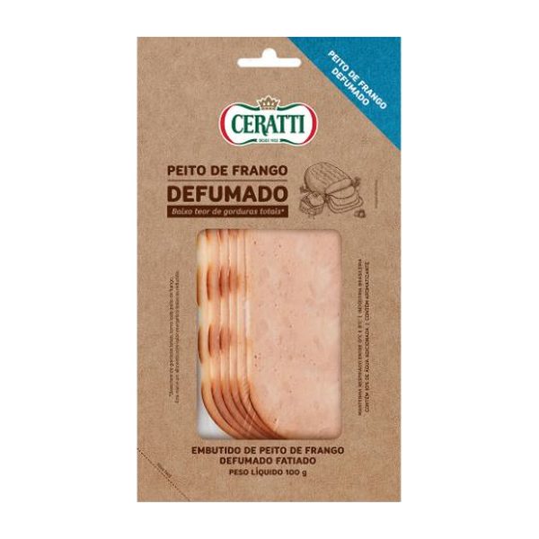 Peito De Frango Defumado Fatiado Ceratti 100g